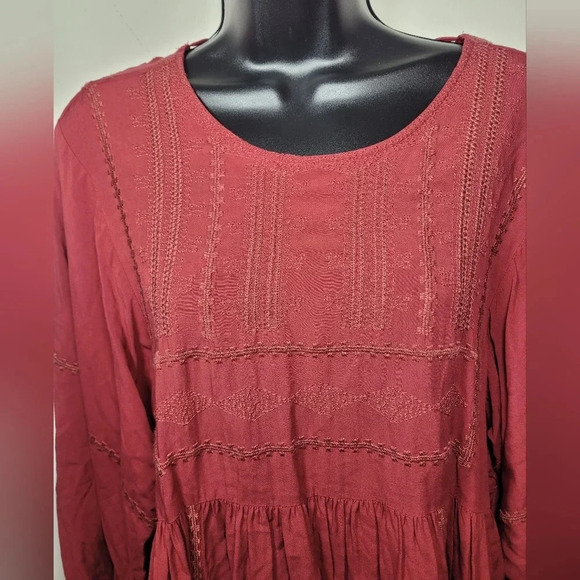 Altar'd State Boho Baby Doll Embroidered Tunic Blouse Bundle - Picture 10 of 16